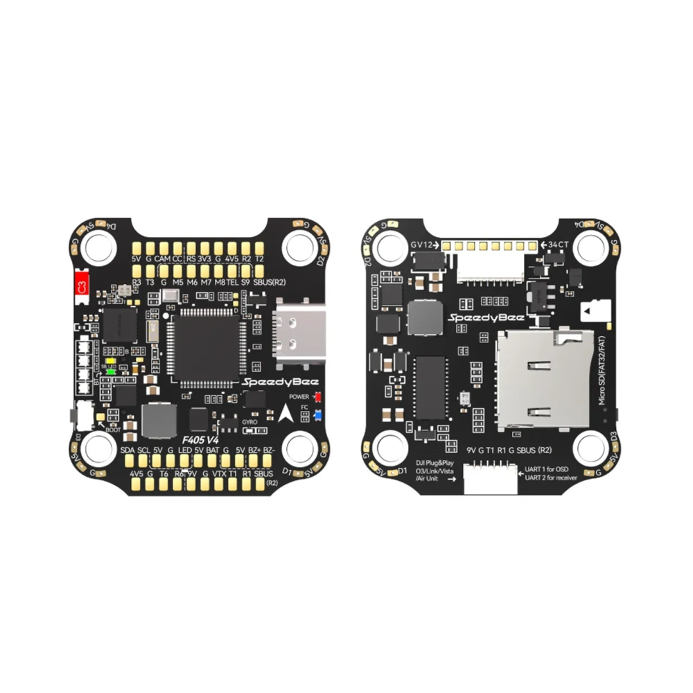 SpeedyBee F405 V4 & 60A 4in1 ESC Flight Stack BLHeli_S All in One FPV Drone FC ESC Combo