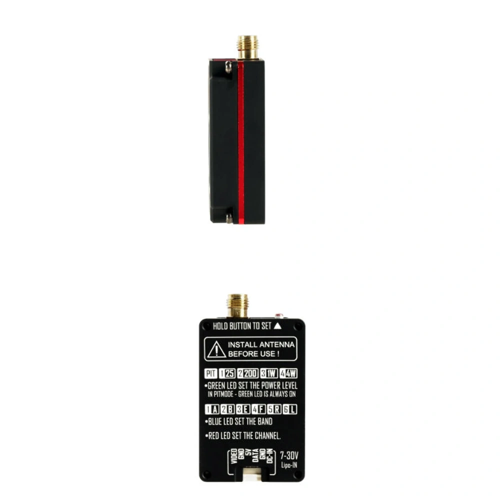 RUSHFPV 5.8GHz 4W Max Power VTX Kit with Cherry II Antenna - Ultimate High Power FPV System for Long Range & Racing