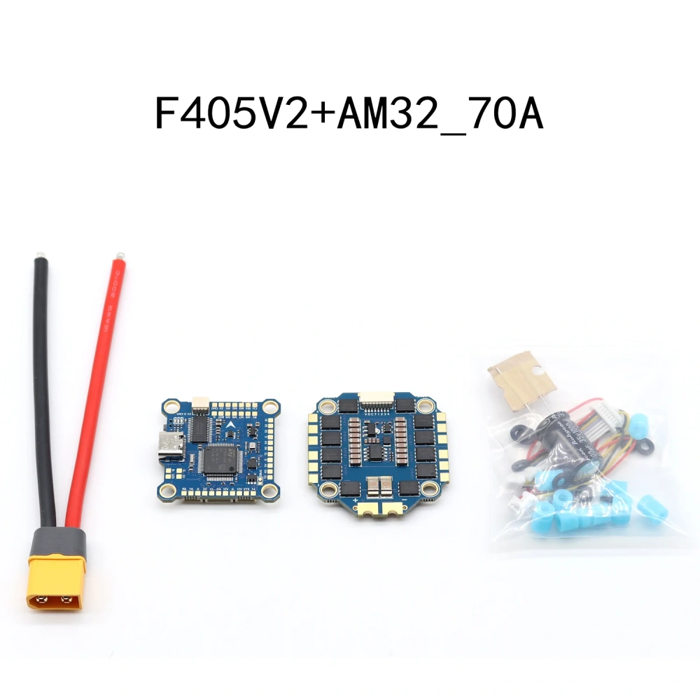 PAURC F405 V2 & 70A 4in1 ESC Flight Stack 8S AM32 All in One FPV Drone FC ESC Combo