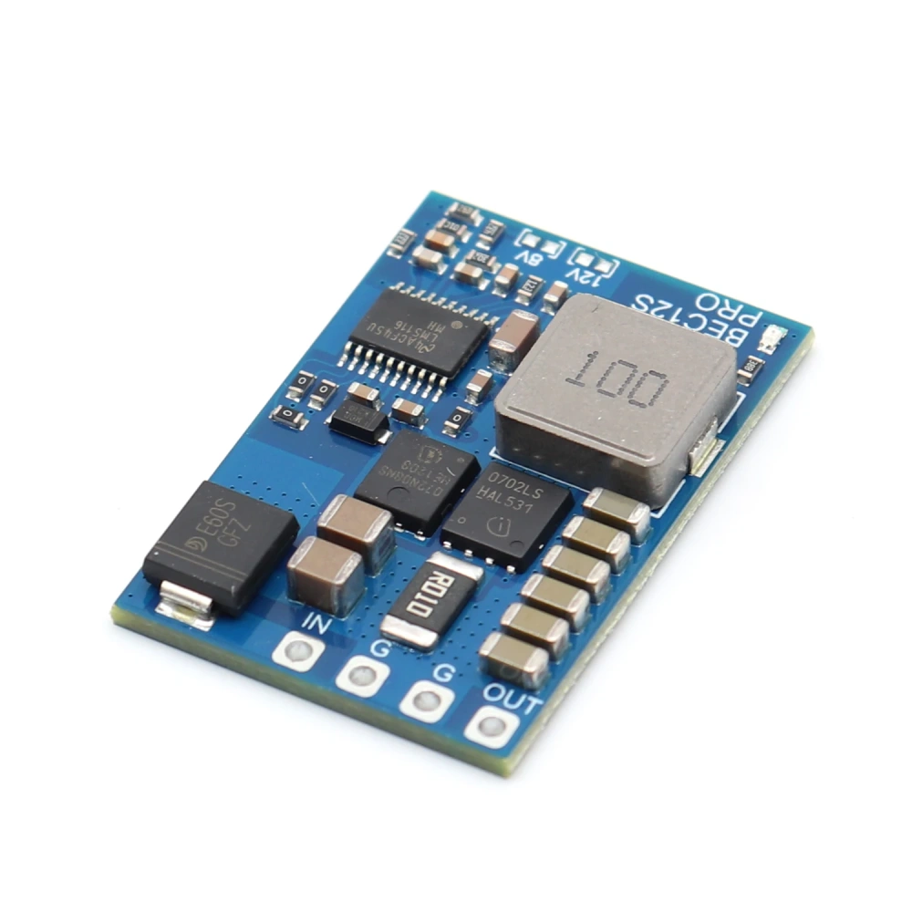 XAERO BEC12S PRO 9-55V to 5V/8V/12V 5A Adjustable BEC with TVS Protection - Voltage Regulator for RC Model