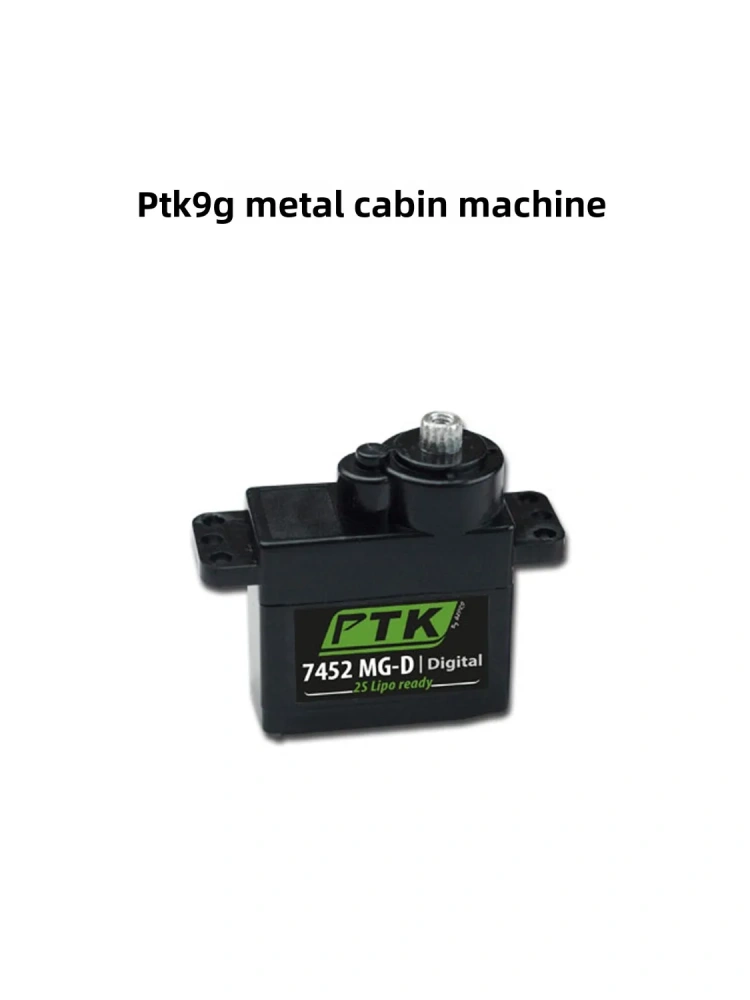 PTK 9g Digital Metal Gear Servo 7452 - High Torque & Precision for RC Airplane, Helicopter, FPV Drone Control Surface