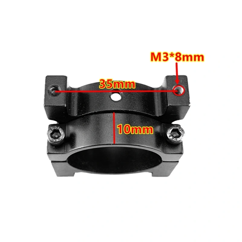 JMRRC 30mm Aluminum Tube Clamp Clip for Multi-rotor Agricultural Sprayer Aerial Photography Drone Arm Mounting Bracket