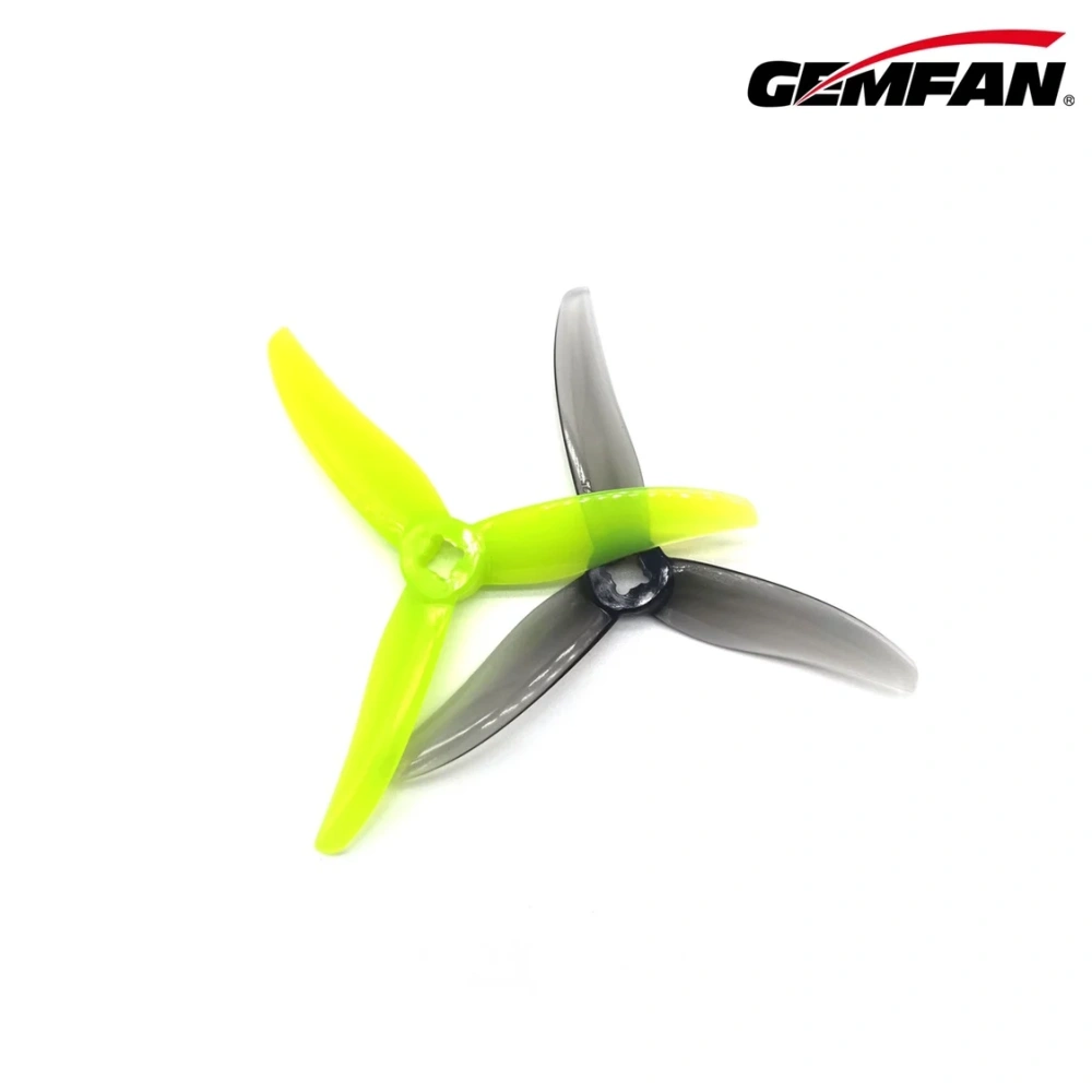 GEMFAN Hurricane 3525 3.5 Inch 3-Blade Propeller-PC Material for Freestyle FPV Drones,Compatible with CLOUD-160,Durable & Agile