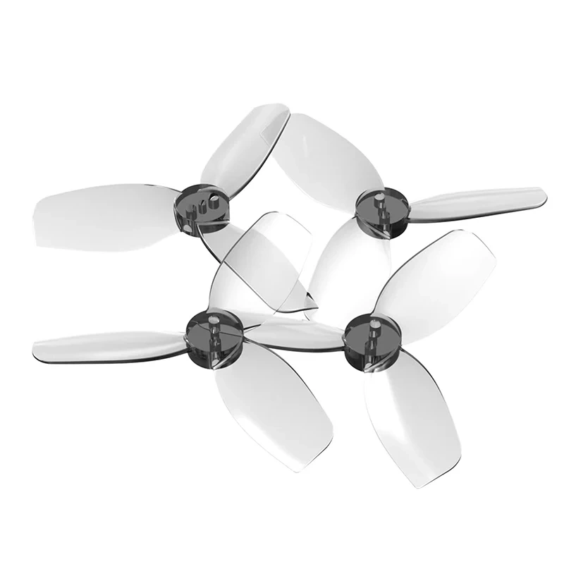 HQProp DT63mm X3 V2 2.5" 3-Blade FPV Drone Propeller (2CW+2CCW) Gray for BEE25 Whoop