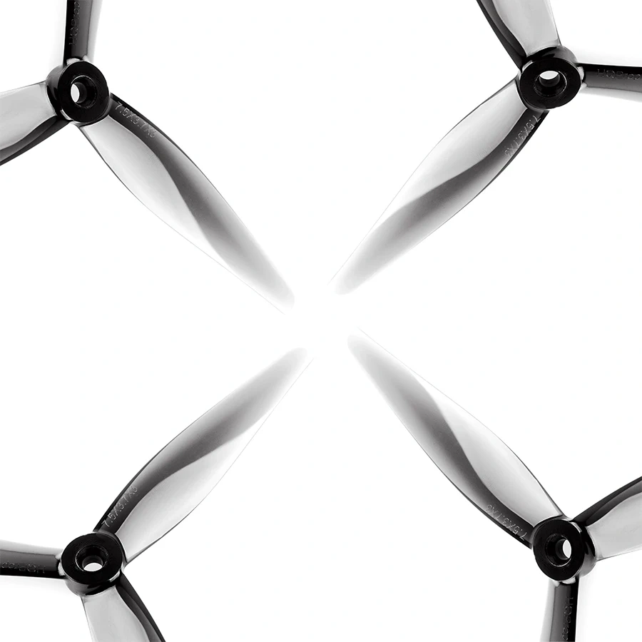 HQProp 7.5x3.7x3 7.5Inch 3-Blade FPV Drone Propeller 5mm Mount Shaft Durable Polycarbonate