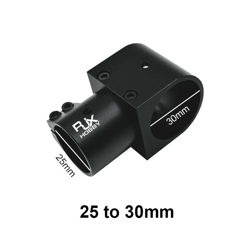 3-Way Carbon Fiber Tube Clamp Mount 16 20 25 30 40mm for DJI Agricultural Drone Landing Gear Frame Tri-T connector Adapter RJX