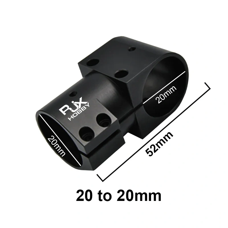 3-Way Carbon Fiber Tube Clamp Mount 16 20 25 30 40mm for DJI Agricultural Drone Landing Gear Frame Tri-T connector Adapter RJX