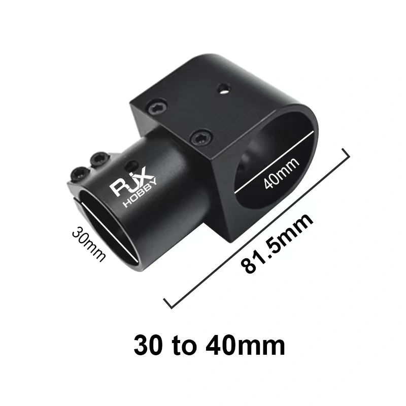 3-Way Carbon Fiber Tube Clamp Mount 16 20 25 30 40mm for DJI Agricultural Drone Landing Gear Frame Tri-T connector Adapter RJX