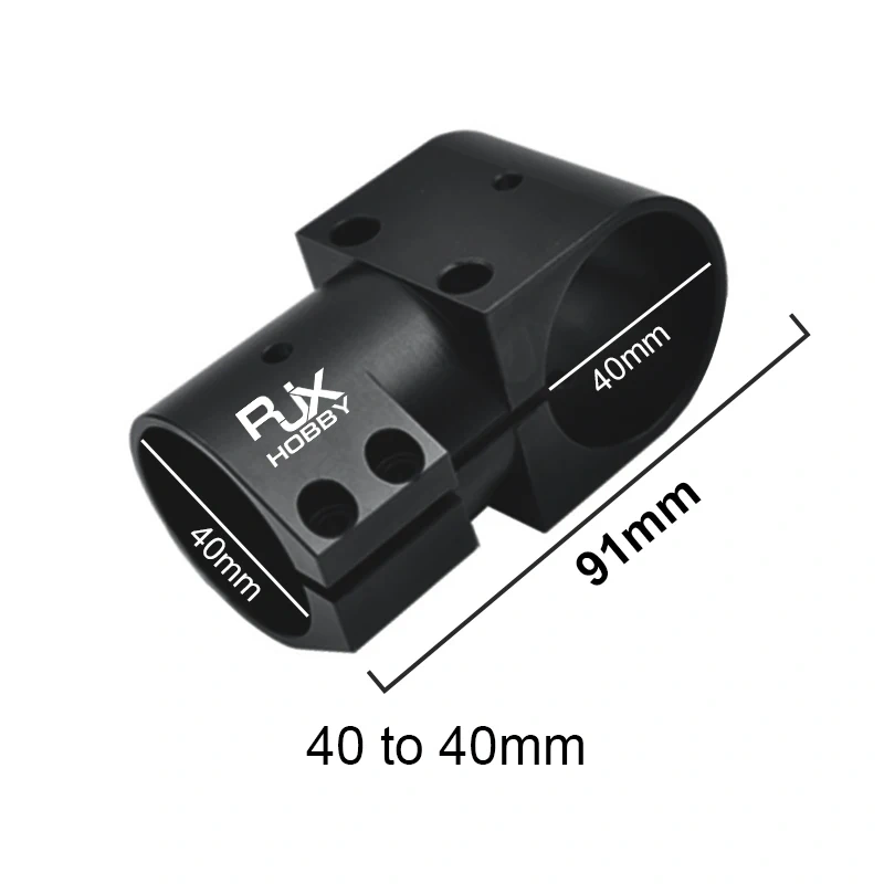 3-Way Carbon Fiber Tube Clamp Mount 16 20 25 30 40mm for DJI Agricultural Drone Landing Gear Frame Tri-T connector Adapter RJX