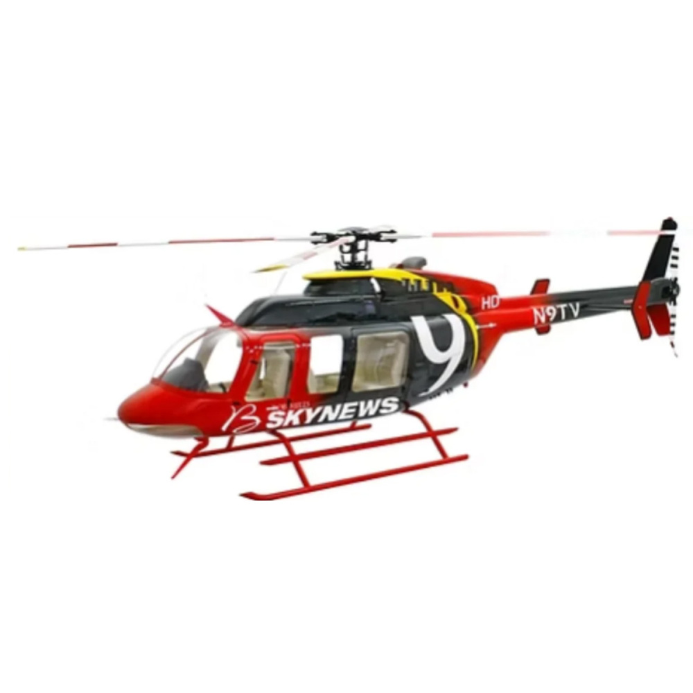 ROBAN 700 Size B407 ARF NEWS Scale Helicopter Fuselage Fiberglass Body Shell with Mechanics Ready