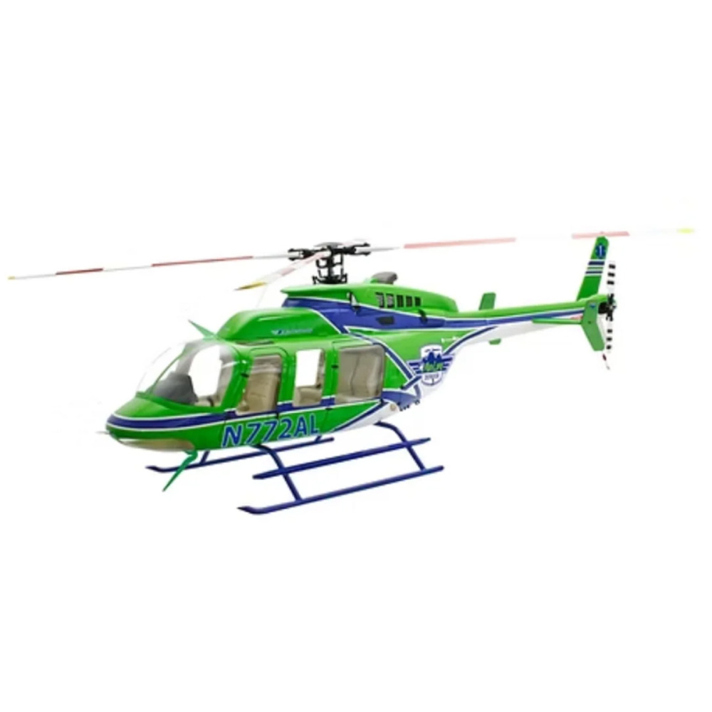ROBAN 700 Size B407 ARF Life Scale Helicopter Fuselage Fiberglass Body Shell with Mechanics Ready