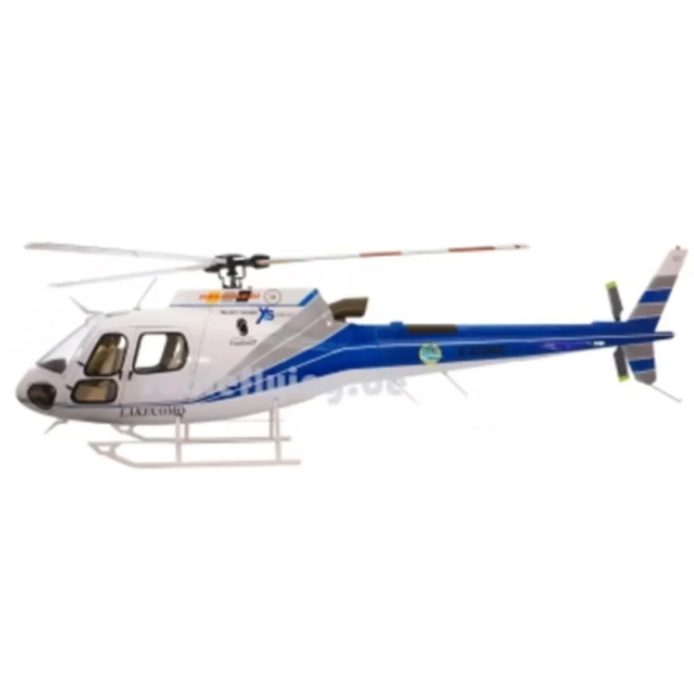 ROBAN 700 Size AS-350 ARF Heli Duebi Scale Helicopter Fuselage Fiberglass Body Shell with Mechanics Ready
