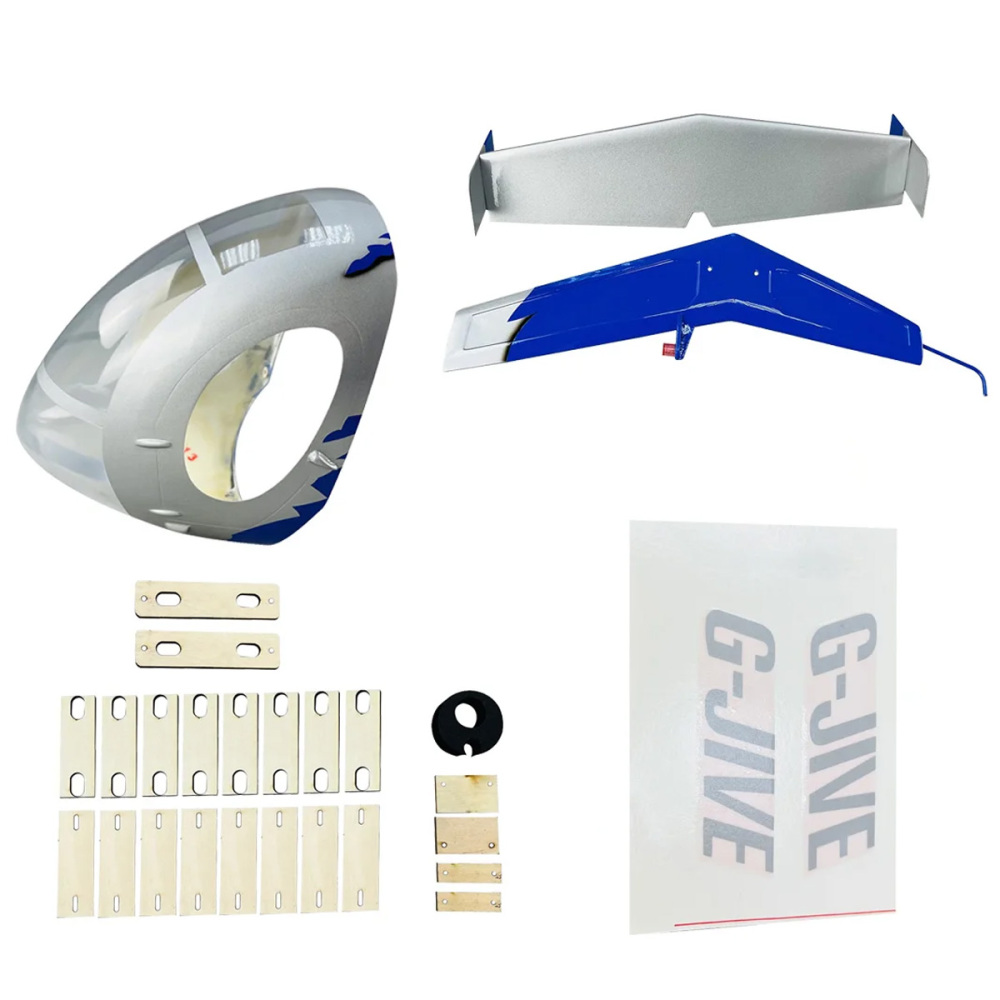 Roban 500 Size MD500E Fuselage Spare Parts - Nose Cover Window Tail Landing Gear Wood Spacers Replacement