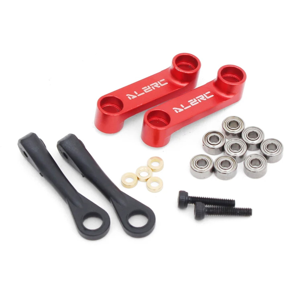 ALZRC Devil X360 Metal Radius Arms Red DX360-09MA for GAUI X3 CNC Aluminum Linkage Upgrade Set for RC Helicopter