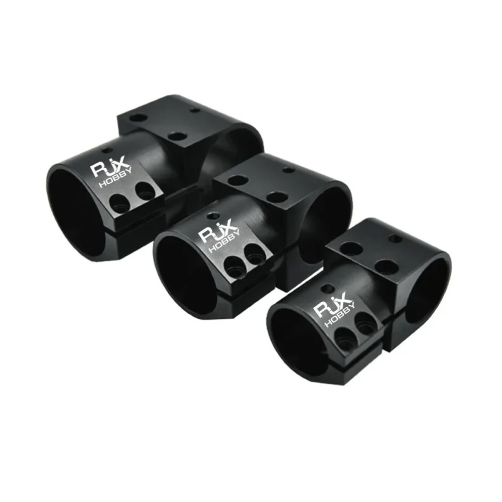 3-Way Carbon Fiber Tube Clamp Mount 16 20 25 30 40mm for DJI Agricultural Drone Landing Gear Frame Tri-T connector Adapter RJX