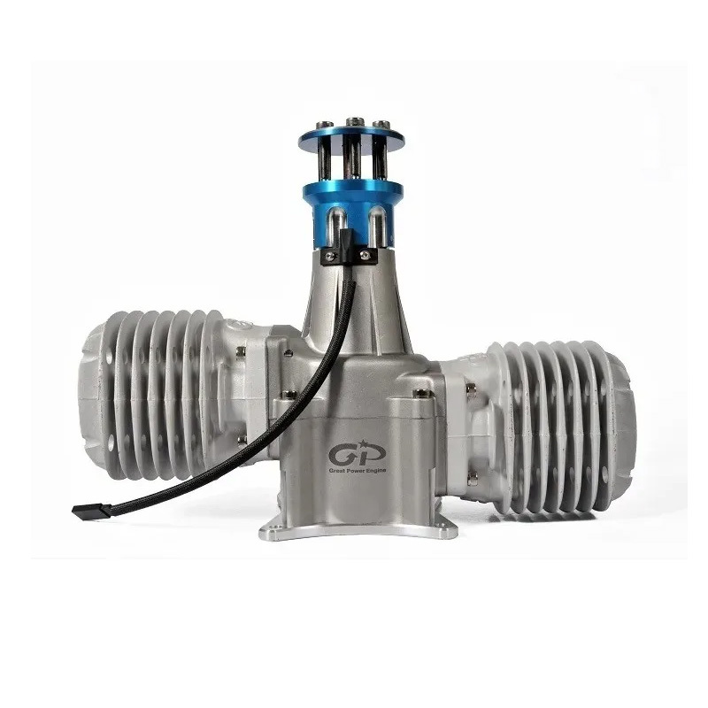 GP-178cc Gas Engine 4-Stroke Horizontally Opposed Twin Cylinder RC Aircraft Engine, 17HP for Giant Scale 3D Airplane & UAV,