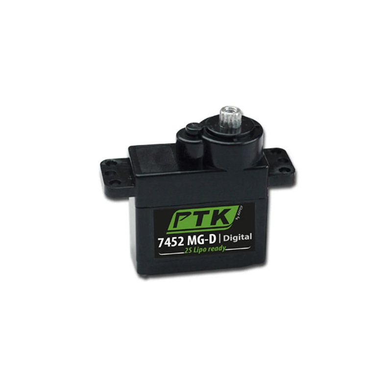 PTK 9g Digital Metal Gear Servo 7452 - High Torque & Precision for RC Airplane, Helicopter, FPV Drone Control Surface