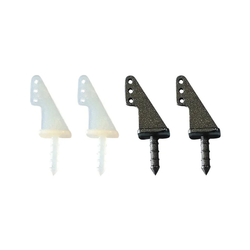 XAERO Nylon Pin Horns 20Pcs for RC Airplanes 3 Hole 4 Hole Mini Zip Horn Micro Electric Foam Model Parts Replacement Accessories