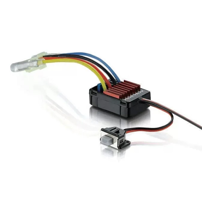 Hobbywing QUICRUN WP 1625 Brushed ESC, 25A Waterproof for 1/18 1/16 RC Car