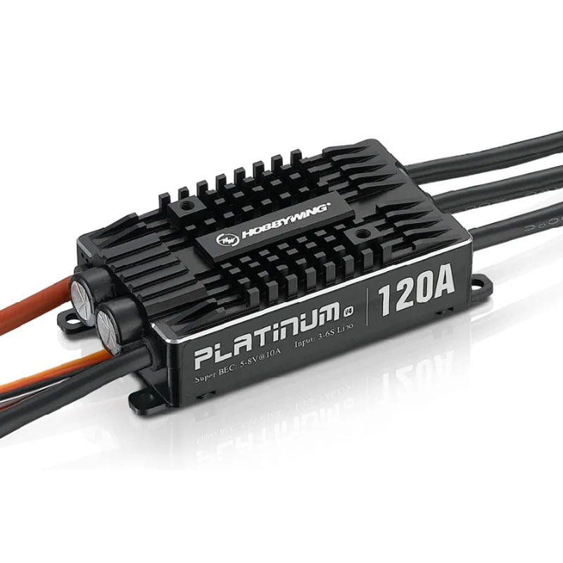 Genuine Hobbywing Platinum 120A V4 ESC, Professional Brushless Speed Controller