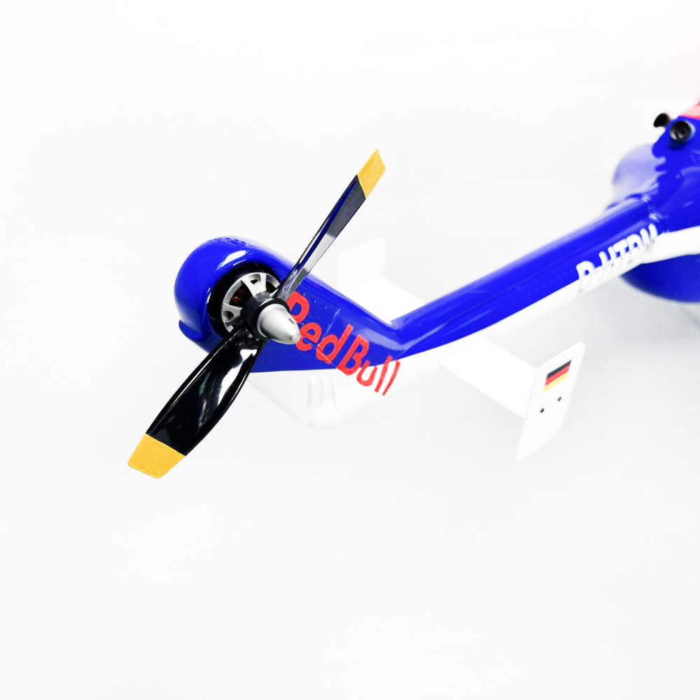 ROBAN 450 Size BO105 Red Bull Scale Helicopter RTF - GPS Auto Return & Altitude Hold - Ready to Fly with Navigation Lights