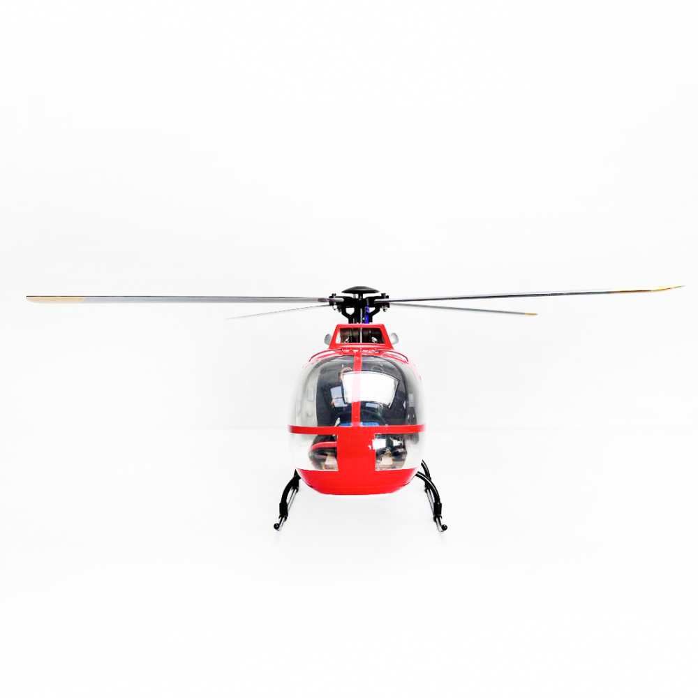 ROBAN 450 Size BO105 Red Bull Scale Helicopter RTF - GPS Auto Return & Altitude Hold - Ready to Fly with Navigation Lights