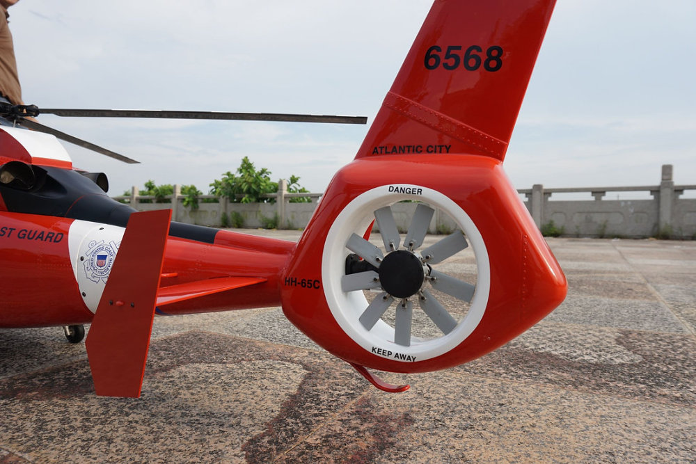 ROBAN 800 Size AS-365 Coast Guard ARF Scale Helicopter Fuselage Fiberglass Body Shell with Mechanics Ready