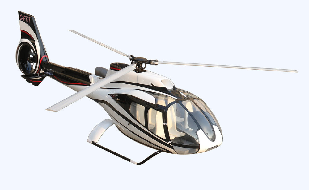 ROBAN 800 Size EC-130 ARF C-FTIT Scale Helicopter Fuselage Fiberglass Body Shell with Mechanics Ready