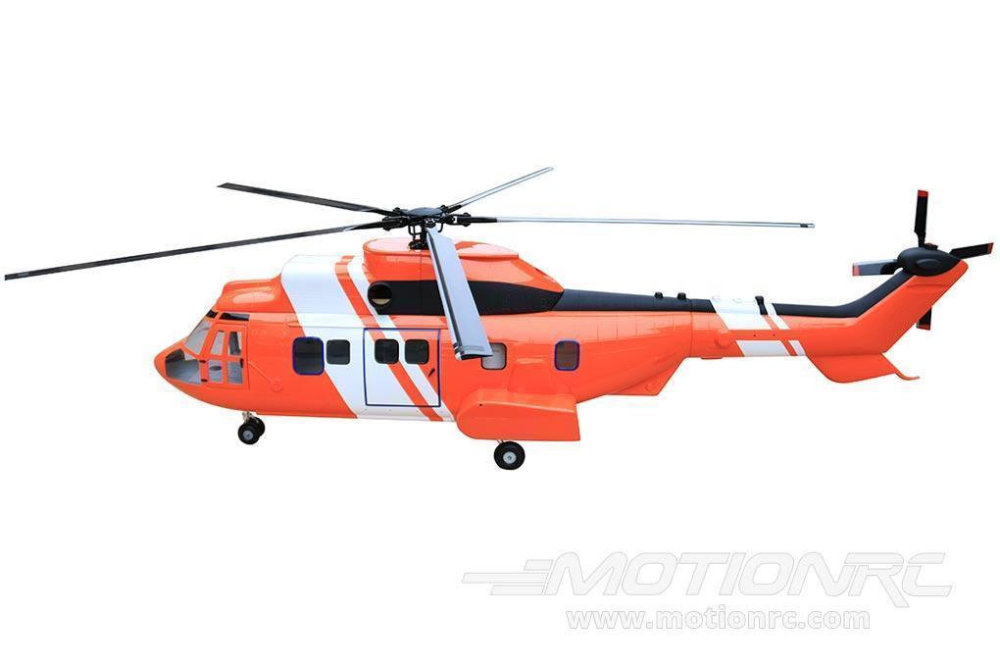 ROBAN 800 Size EC-225 ARF Super Puma Salvamento Scale Helicopter Fuselage Fiberglass Body Shell with Mechanics Ready