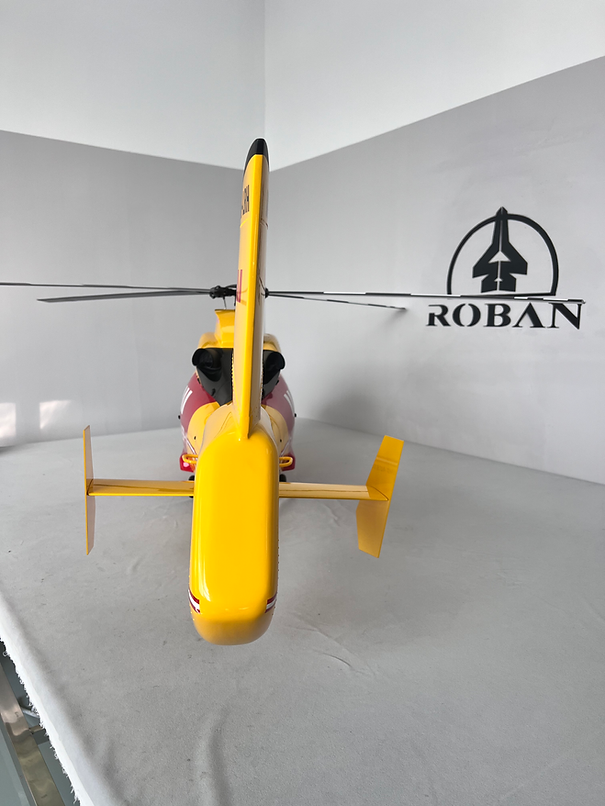 ROBAN 800 Size AS-365 Life Saver ARF Scale Helicopter Fuselage Fiberglass Body Shell with Mechanics Ready