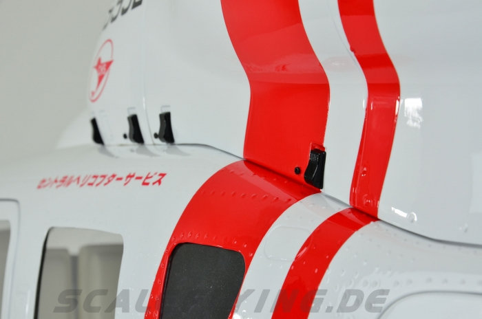 ROBAN 800 Size EC-145 T1 ARF Doctor Heli Scale Helicopter Fuselage Fiberglass Body Shell with Mechanics Ready