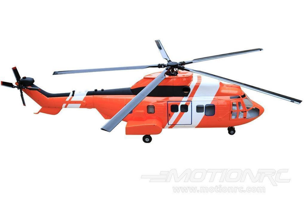 ROBAN 800 Size EC-225 ARF Super Puma Salvamento Scale Helicopter Fuselage Fiberglass Body Shell with Mechanics Ready