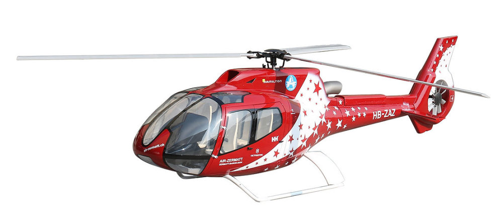 ROBAN 800 Size EC-130 ARF Air Zermatt Scale Helicopter Fuselage Fiberglass Body Shell with Mechanics Ready