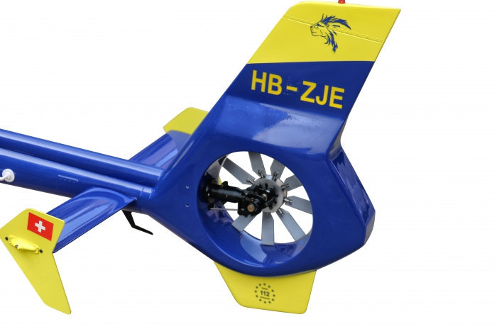 ROBAN 800 Size EC-135 ARF Shands Cair Scale Helicopter Fuselage Fiberglass Body Shell with Mechanics Ready