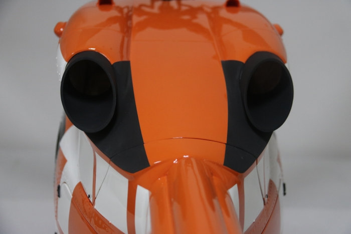 ROBAN 800 Size EC-145 T2 ARF Pelikan Scale Helicopter Fuselage Fiberglass Body Shell with Mechanics Ready