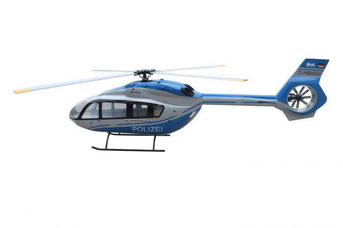 ROBAN 800 Size EC-145 T2 ARF Bundespolizei Scale Helicopter Fuselage Fiberglass Body Shell with Mechanics Ready