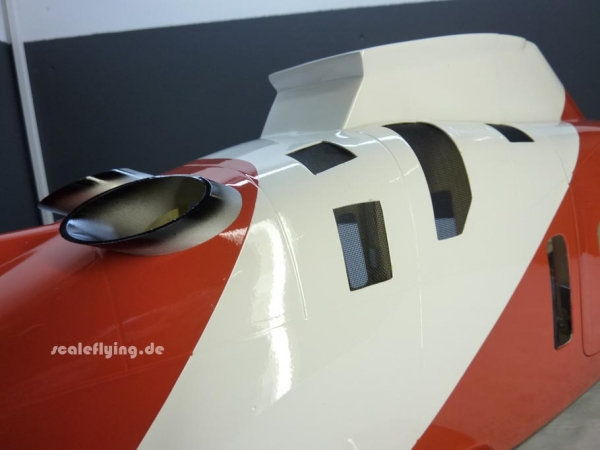 ROBAN 600 A-109 Coast Guard Scale Helicopter Fuselage Fiberglass Body Shell for 600 Size Helicopters