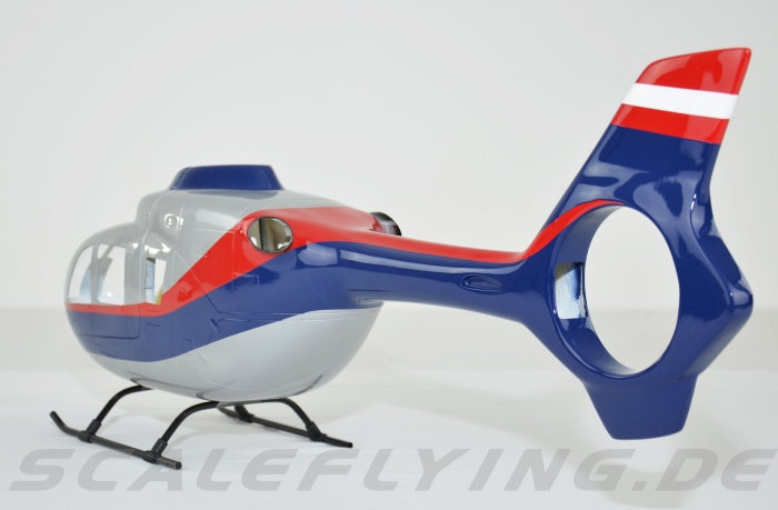 ROBAN 450 Size EC-135 Police Austria Scale Helicopter Fuselage Fiberglass Body Shell for 450 Size Helicopters