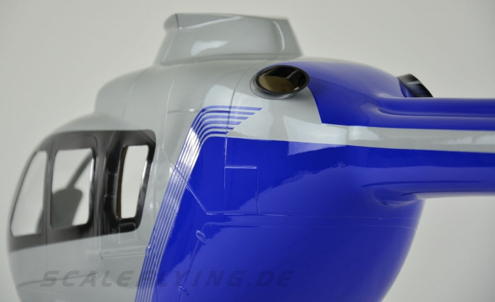 ROBAN 500 Size EC-135 Police Germany Scale Helicopter Fuselage Fiberglass Body Shell for 500 Size Helicopters