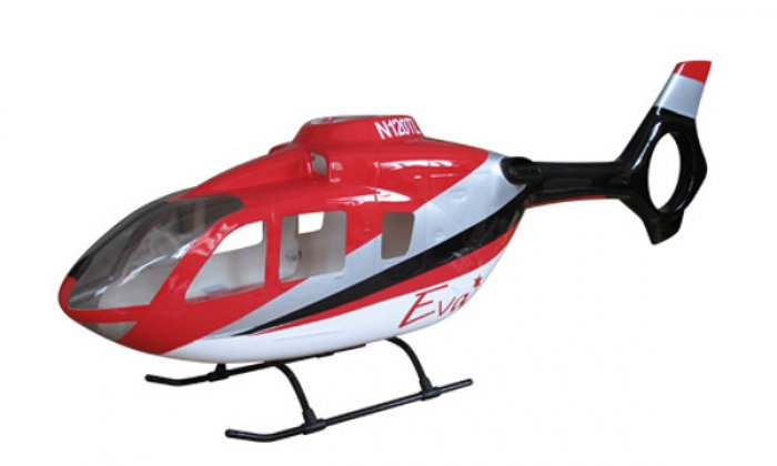 ROBAN 450 Size EC-135 ERA Scale Helicopter Fuselage Fiberglass Body Shell for 450 Size Helicopters