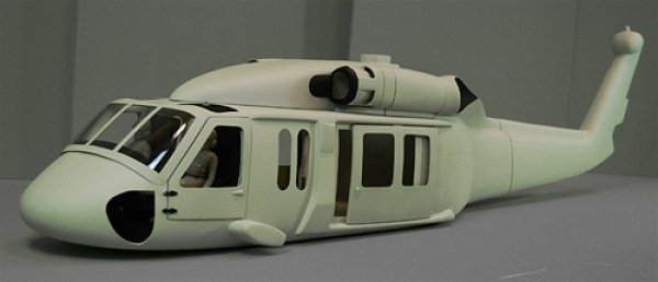 ROBAN 600 Size SH-60 Sea Hawk Scale Helicopter Fuselage Fiberglass Body Shell for 600 Size Helicopters
