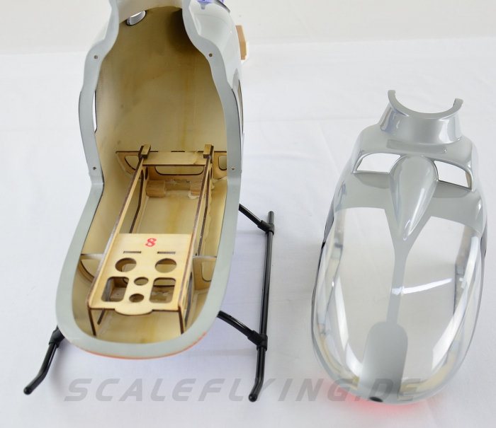 ROBAN 500 Size EC-135 Police Germany Scale Helicopter Fuselage Fiberglass Body Shell for 500 Size Helicopters