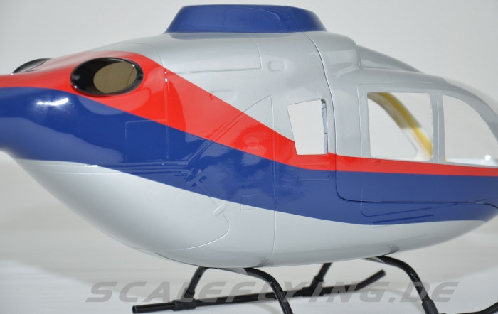 ROBAN 450 Size EC-135 Police Austria Scale Helicopter Fuselage Fiberglass Body Shell for 450 Size Helicopters