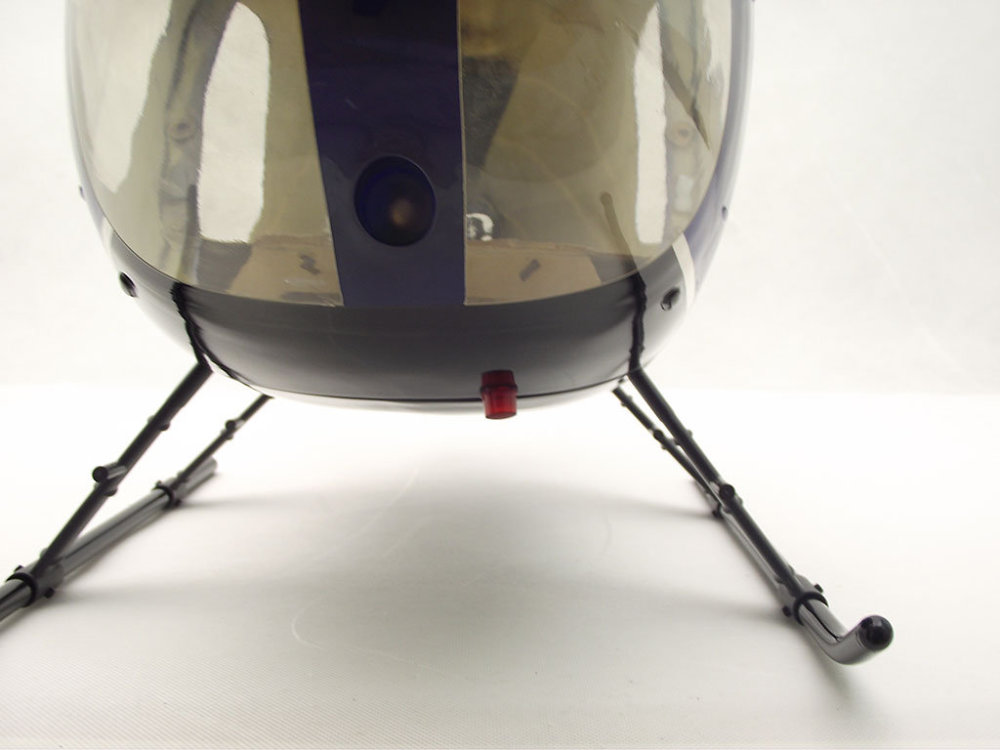 ROBAN 600 Size MD500-E Police Blue Scale Helicopter Fuselage Fiberglass Body Shell for 600 Size Helicopters