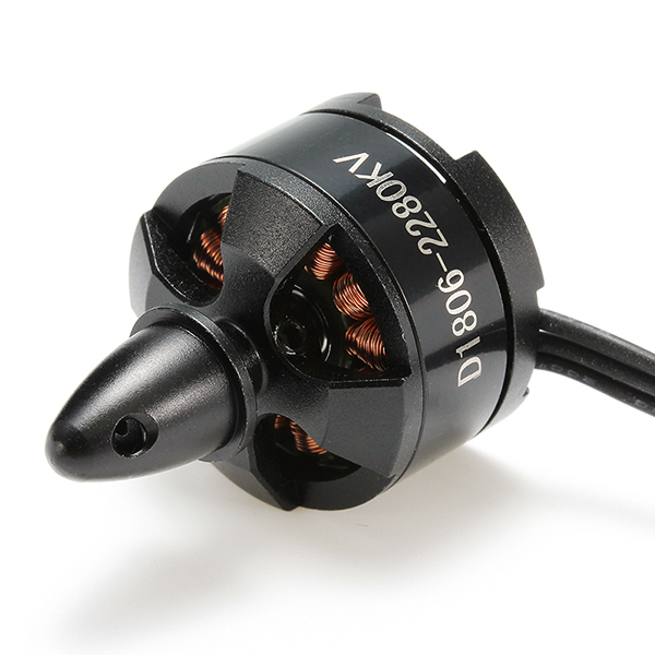 D1806 1806 2280KV 2-3S Banana Plug Brushless Motor Metal FPV RC Drone Quadcopter Aircraft for Multi-Rotor CW CCW