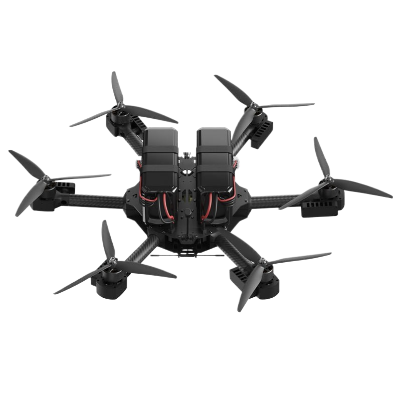 13'' 6-Axis Carbon Tube FPV Drone, HD Video Transmission, Long Range Racing/Aerial Photography