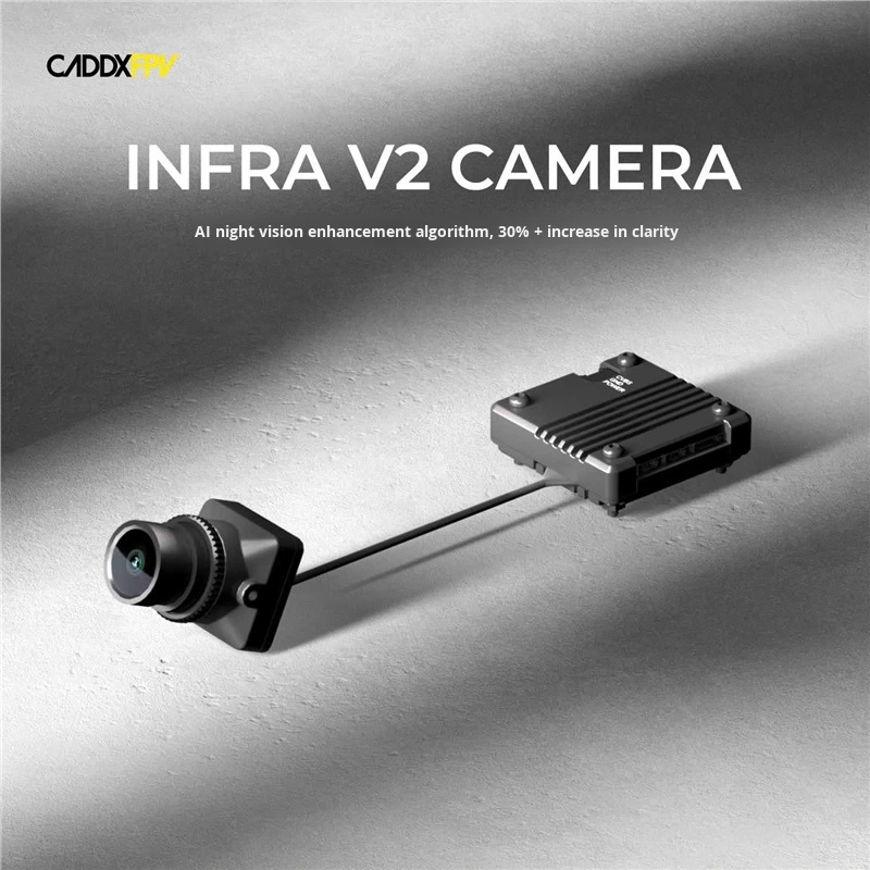 Caddx INFRA V2 ABS FPV Drone Simulation Night Vision Black and White Lightless Camera Made in Guangdong