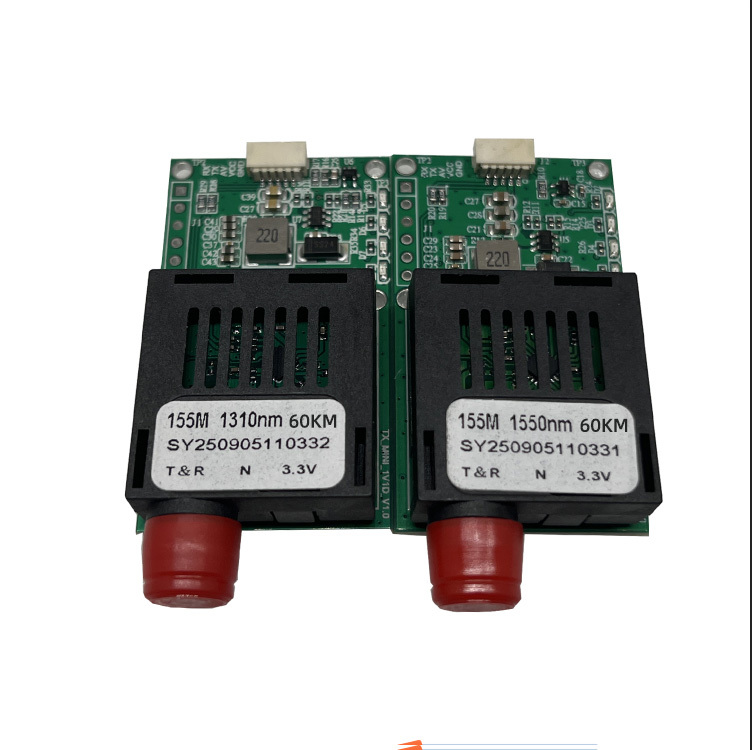 60KM Optical Fiber Transceiver Module Specialized for Drone SC/FC/LC/ST Interface UART/TTL/SBUS Fiber Optic Converter FPV