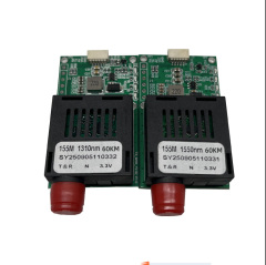 60KM Optical Fiber Transceiver Module Specialized for Drone SC/FC/LC/ST Interface UART/TTL/SBUS Fiber Optic Converter FPV