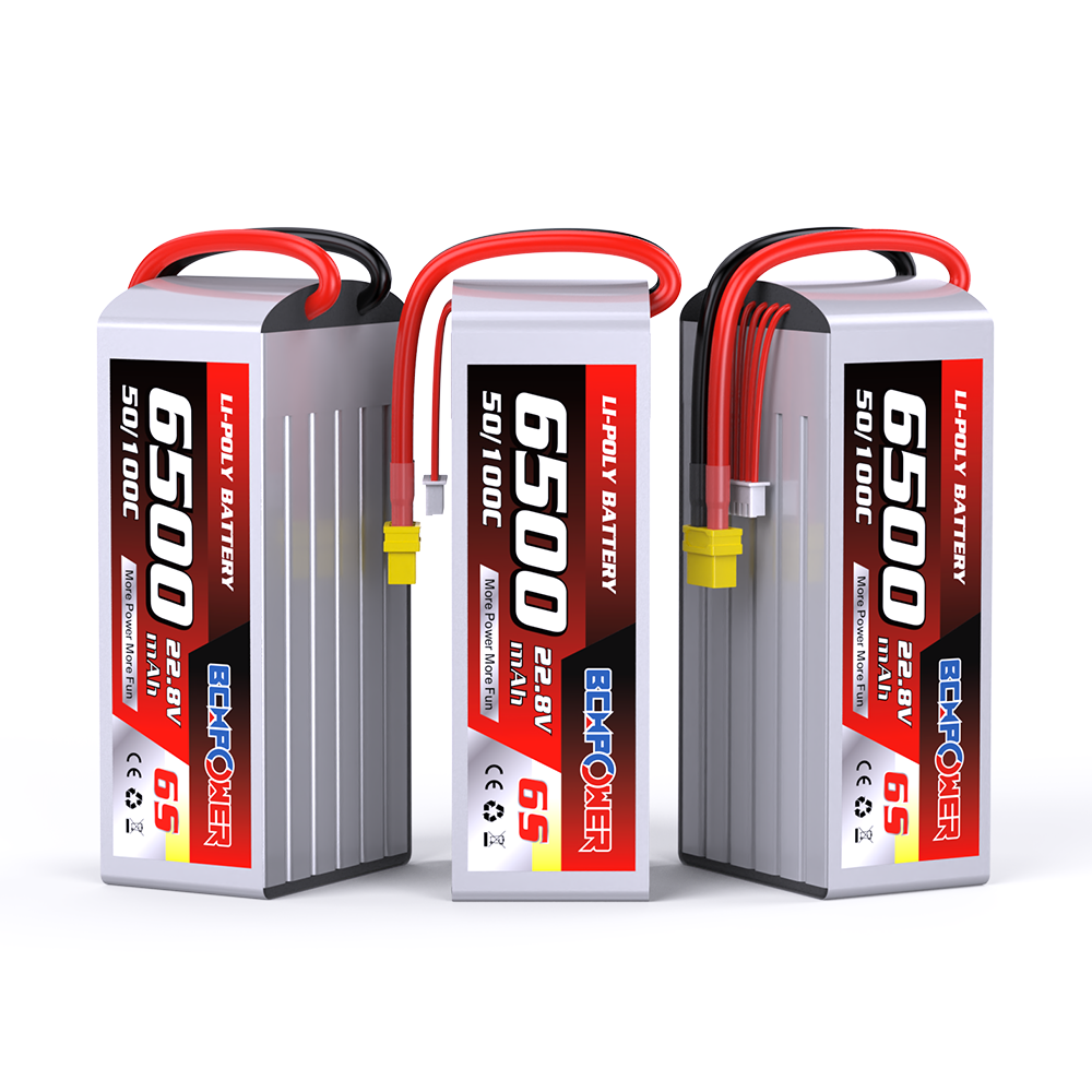 350wh/kg 6000mah 8000/ 85000/65000mah 3S/4S/6S 50/100C High Performance High Energy Density Lithium Polymer FPV Drone Battery